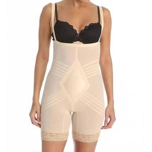 NEW RAGO wear your own bra body briefer in beige